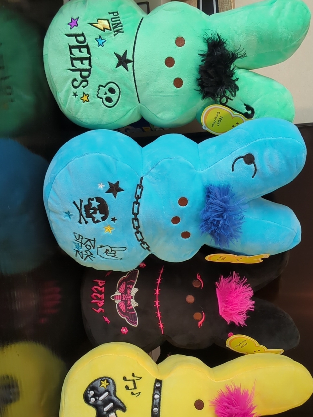 Peeps Emo Punk Blue, Green, Black, Yellow
